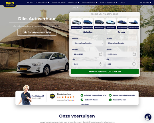 Diks Autoverhuur Logo